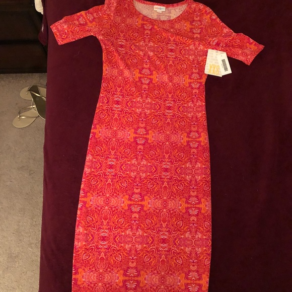 Lularoe Julia dress size xxs - Picture 1 of 3